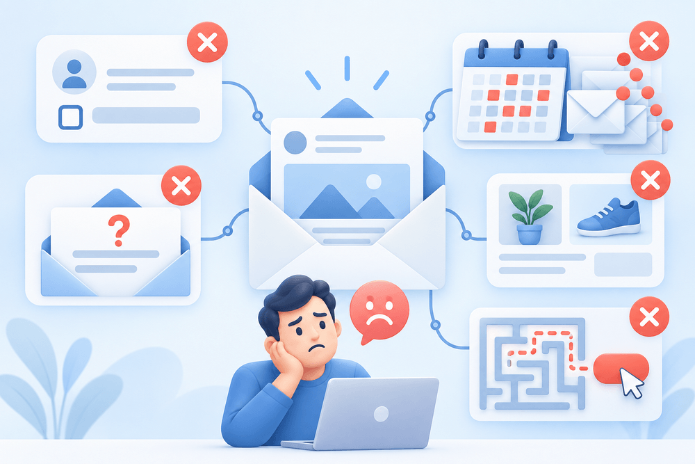 Пять ошибок email-рассылки, которые вызывают жалобы и отписки